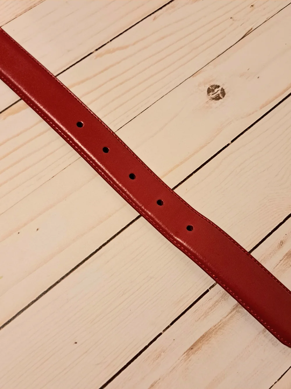 Ralph Lauren Red Leather Belt